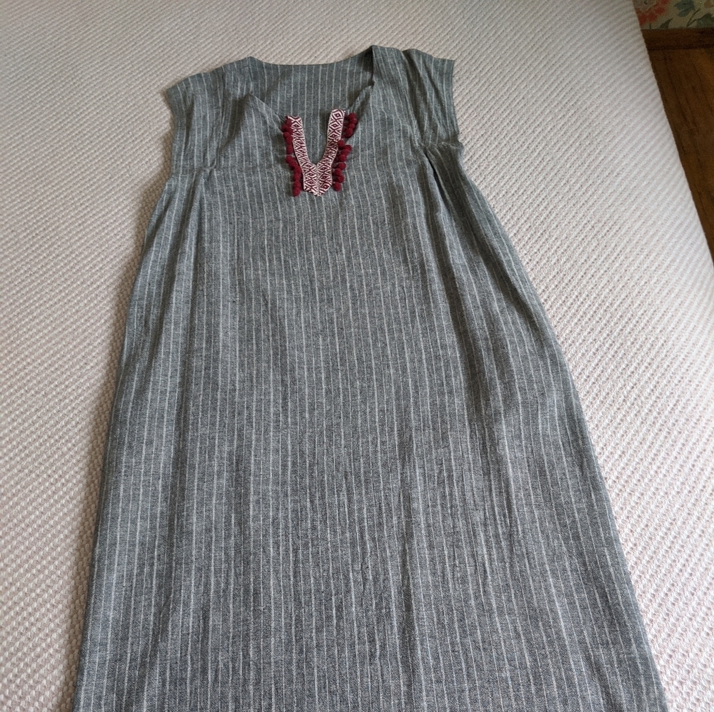 ImanimO Maternity Sleeveless Caftan